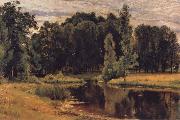 Ivan Shishkin The Pond in the old Flower gardens china oil painting reproduction